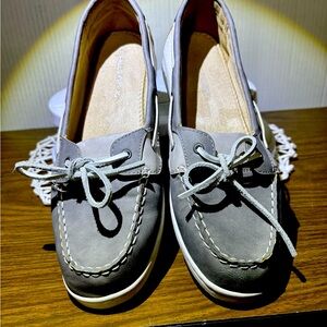 Falls Creek 11M Gray Boat Shoes for Women